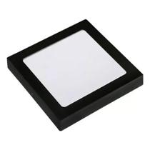 Painel Led Avant Quadrado Sobrepor 18w 6500k Bivolt Preto Painel Led Avant Quadrado Sobrepor 18w 6500k Bivolt Preto