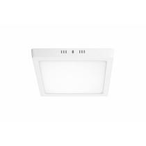 Painel led bivolt 110/220v sobrepor quadrado branco frio pvc taschibra 6500k 24w fácil instalar