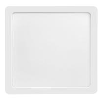 Painel led branco sobrepor 18w 3000k quadrado bivolt luz amarelo - blumenau Painel led branco sobrepor 18w 3000k quadrado bivolt luz amarelo - blumenau