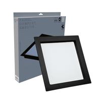Painel Led Comfort Quadrado Embutir Recuado Borda Preta 18W 6500K Bivolt - Avant