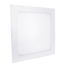 Painel LED de Embutir 12W Luz Amarela Quadrado Bivolt Save Energy