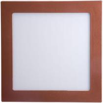 Painel Led de Embutir 20w 3000K 22x22 Cobre Metálico