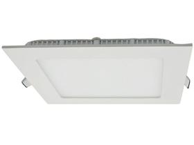 Painel LED de Embutir 6W Luz Amarela - Ecoforce 17125 Painel LED de Embutir 6W Luz Amarela - Ecoforce 17125