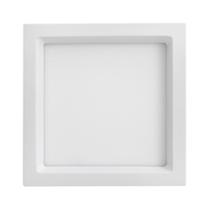 Painel LED de Embutir Recuado 20W Luz Branco Frio 225mm Branco Bivolt Save Energy