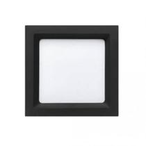 Painel Led Deep 18W 20,2x20,2cm Preto - Stella