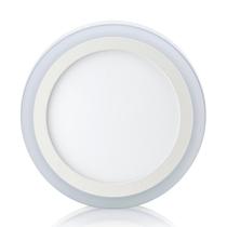 Painel Led Elgin Redondo De Sobrepor 18+6W Dual Color 3 Em 1