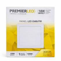 PAINEL LED EMB.QUAD 18W 3000K BIV (Premier) PAINEL LED EMB.QUAD 18W 3000K BIV (Premier)
