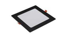 Painel led emb quad 24w preto 6k avant Painel led emb quad 24w preto 6k avant