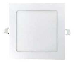 Painel Led Embutir 12cm Quadrado 6w Frio 6500k
