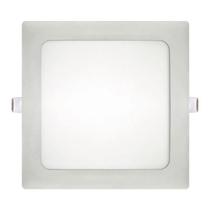 Painel Led Embutir 12w Quadrado Branco Frio Bivolt