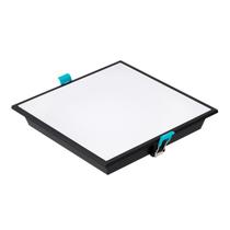 Painel Led Embutir 14w 4000k 1550lm Quadrado Preto 20cm Edge Bivolt