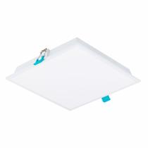 Painel Led Embutir 14w 5000k 1550lm Quadrado Branco 20cm Edge Bivolt