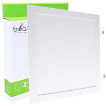 Painel Led Embutir 29cm Quadrado 24W Neutro 4000K Brilia