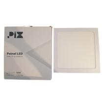 Painel Led Embutir Plafon Quadrado Slim 18W 4000K 1200 Lúmens Pix Luz Branca Neutra Suave Bivolt Em Aluminio IP20 22x22 Painel Led Embutir Plafon Quadrado Slim 18W 4000K 1200 Lúmens Pix Luz Branca Neutra Suave Bivolt Em Aluminio IP20 22x22