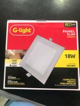 Painel led embutir quadrada 22x22 18w 6500k - G-light