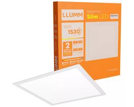 Painel Led Embutir Quadrado 18w 3000k Branco Quente Llum Bronzearte