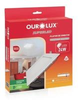 Painel Led Embutir Quadrado 24w 6500k Branco Frio Ourolux Painel Led Embutir Quadrado 24w 6500k Branco Frio Ourolux
