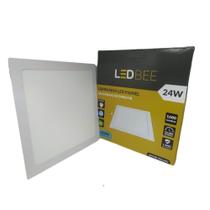 Painel LED embutir quadrado 24w branca LEDBee Painel LED embutir quadrado 24w branca LEDBee