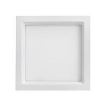 Painel LED Embutir Quadrado Branco Recuado 36W 3000K BIVOLT