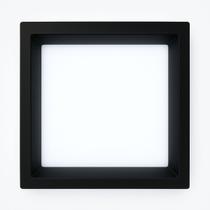 Painel Led Embutir Quadrado Recuado 24w 6500k Branco Frio Bivolt Preto Painel Led Embutir Quadrado Recuado 24w 6500k Branco Frio Bivolt Preto