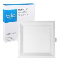 Painel Led Embutir Recuado 15W Quadrado 16,8Cm Neutro