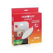 Painel Led Embutir Redondo 36W 4000K - Ourolux Painel Led Embutir Redondo 36W 4000K - Ourolux