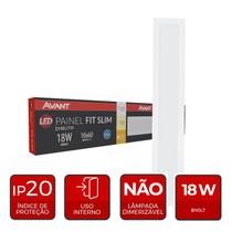 Painel Led Fit Retangular Embutir 100x600MM 18W 4000k Bivolt - Avant Painel Led Fit Retangular Embutir 100x600MM 18W 4000k Bivolt - Avant