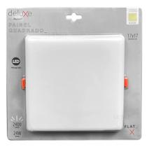 Painel Led Flat Quadrado Embutir 24w 4000k Avant Original Painel Led Flat Quadrado Embutir 24w 4000k Avant Original