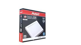 Painel Led Luminária Plafon de sobrepor 22cm, 18w, 6500k-Luz branca, bivolt, Avant