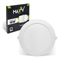 Painel LED Maxxy 18W Redondo Embutir Branco Neutro 4000K Blacklight Painel LED Maxxy 18W Redondo Embutir Branco Neutro 4000K Blacklight