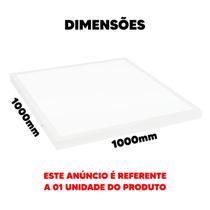 Painel Led Modular Quadrado Sobrepor 1000x1000MM 60W 6500K Bivolt - Avant