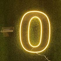 Painel Led Neon - Nº 0 - 1 unidade - Rizzo Painel Led Neon - Nº 0 - 1 unidade - Rizzo