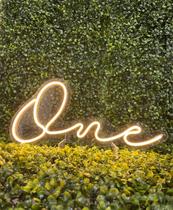 Painel Led Neon One De Ps Cristal Quente Ou Frio 45cm