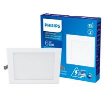 Painel Led Philips 6w Embutir 3000k Bivolt Quadrado 12x12cm Painel Led Philips 6w Embutir 3000k Bivolt Quadrado 12x12cm