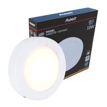 Painel Led Plafon Aluminio Sobrepor 18w 3000k Branco Quente 22cm 110v/220v Bivolt Redondo Cod: 767100572 Avant Painel Led Plafon Aluminio Sobrepor 18w 3000k Branco Quente 22cm 110v/220v Bivolt Redondo Cod: 767100572 Avant