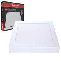 Painel Led Plafon POP Sobrepor Quadrado 18W 6500K AVANT