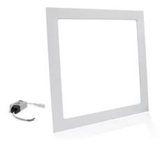 Painel Led Plafon Quadrado Embutir Luminária 18w Bivolt 110 220 Luz Branco Frio Escritório Cozinha Sala Quarto Comercio