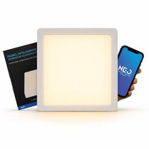 Painel led Plafon Smart Sobrepor 24w 2700k a 6500k 30cm Bivolt Quadrado Cod:291990734 Neo Avant