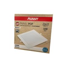 Painel Led Pop 18w Embutir Branco 6500k Avant