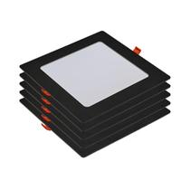 Painel Led Pop Quadrado Embutir Avant 18W 3000K Preto 5 Und Painel Led Pop Quadrado Embutir Avant 18W 3000K Preto 5 Und