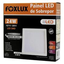Painel Led Quadrado de Sobrepor 24W 6500K Bivolt Foxlux Painel Led Quadrado de Sobrepor 24W 6500K Bivolt Foxlux