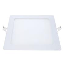 Painel led quadrado embutir 12w 17cm 6500k avant