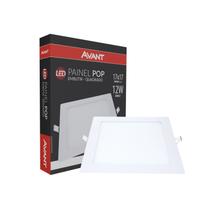 Painel Led Quadrado Embutir 170x170MM 12W 6500K Bivolt - Avant