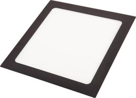 Painel Led Quadrado Embutir 24W 6500K Branco Frio Preto-