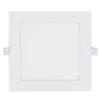 Painel LED Quadrado Embutir 6W 6500K Branco Bivolt Liege