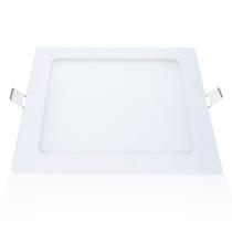 Painel Led Redondo Branco Frio De Embutir 12W Bivolt 22cm Para Decoração Da Casa