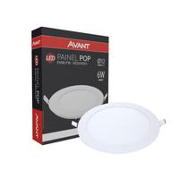 Painel Led Redondo Embutir Ø120MM 6W 6500K Bivolt - Avant Painel Led Redondo Embutir Ø120MM 6W 6500K Bivolt - Avant
