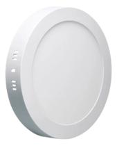 Painel Led Sobrepor 18w Plafon Redondo Branco Frio 6000k Bivolt