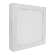 Painel LED Sobrepor 6400K Quadrado Bivolt Branco Empalux