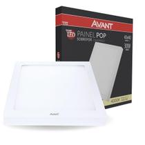 Painel Led Sobrepor Quadrado 30w 40x40cm 4000k Bivolt Avant